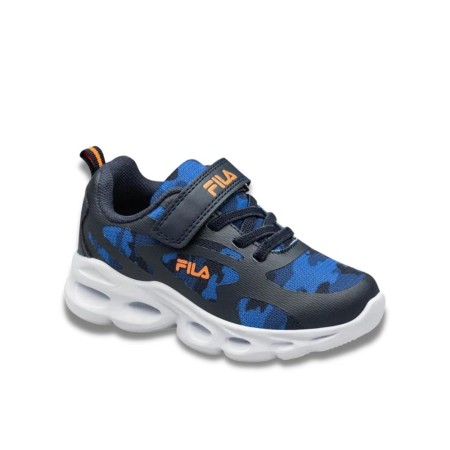 Παιδικό sneaker Fila Flash Gordon PU V μπλε με φωτάκια